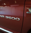 dodge ram pickup 3500 2006 red laramie diesel 6 cylinders 4 wheel drive automatic 75219