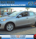 mazda mazda3 2012 silver hatchback grand touring w sunroof gasoline 4 cylinders front wheel drive automatic 32901