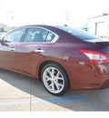 nissan maxima 2009 dk  red sedan 3 5 s gasoline 6 cylinders front wheel drive automatic 77034