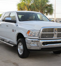 ram ram pickup 2500 2012 white laramie diesel 6 cylinders 4 wheel drive automatic with overdrive 77074