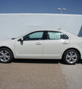 ford fusion 2012 white sedan se gasoline 4 cylinders front wheel drive automatic 75235