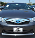 toyota camry hybrid 2012 gray sedan xle 4 cylinders automatic 76011