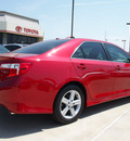 toyota camry 2012 red sedan se 4 cylinders automatic 76011