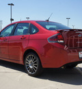 ford focus 2011 dk  red sedan sport ses gasoline 4 cylinders front wheel drive automatic 62034