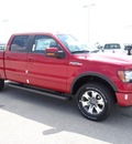 ford f 150 2012 red fx4 flex fuel 8 cylinders 4 wheel drive shiftable automatic 77388