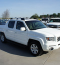 honda ridgeline 2007 white rtl w leather gasoline 6 cylinders all whee drive automatic 76137