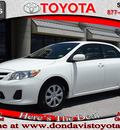 toyota corolla 2011 white sedan le gasoline 4 cylinders front wheel drive automatic 76011