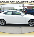 lexus is 250 2012 white sedan gasoline 6 cylinders rear wheel drive automatic 77546