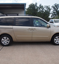 kia sedona 2008 gold van lx gasoline 6 cylinders front wheel drive automatic with overdrive 77340