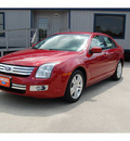 ford fusion 2009 dk  red sedan v6 sel gasoline 6 cylinders front wheel drive automatic with overdrive 77706