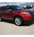 ford explorer 2013 red suv limited flex fuel 6 cylinders 2 wheel drive shiftable automatic 77471
