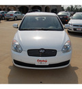 hyundai accent 2011 white sedan gls gasoline 4 cylinders front wheel drive automatic with overdrive 77656