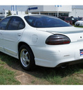 pontiac grand prix 2001 white sedan gtp gasoline v6 front wheel drive automatic 77094