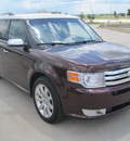 ford flex 2009 dk  red suv limited gasoline 6 cylinders all whee drive automatic 77578