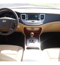 hyundai genesis 2012 beige sedan 3 8l v6 gasoline 6 cylinders rear wheel drive automatic 77074