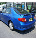 toyota corolla 2010 blue streak sedan s gasoline 4 cylinders front wheel drive automatic 07724