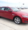 ford taurus 2013 red sedan sel gasoline 6 cylinders front wheel drive 6 speed automatic 77388