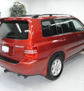 toyota highlander 2003 red suv gasoline 6 cylinders front wheel drive automatic 91731