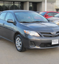 toyota corolla 2011 gray sedan le 4 cylinders automatic with overdrive 77074