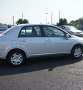 nissan versa 2010 silver sedan gasoline 4 cylinders front wheel drive automatic 19153