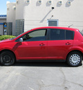 nissan versa 2008 red hatchback gasoline 4 cylinders front wheel drive automatic 79936