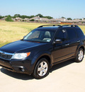 subaru forester 2010 black suv 2 5x limited gasoline 4 cylinders all whee drive automatic 76049