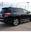 toyota highlander 2012 black suv limited gasoline 6 cylinders front wheel drive automatic 77469