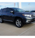 toyota highlander 2012 gray suv limited gasoline 6 cylinders front wheel drive automatic 77469