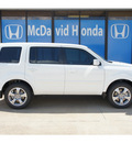 honda pilot 2012 white suv ex l w dvd gasoline 6 cylinders front wheel drive automatic 77034