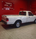 ford ranger 2001 off white pickup truck gasoline 6 cylinders rear wheel drive automatic with overdrive 76116