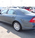 ford fusion hybrid 2012 blue sedan hybrid 4 cylinders front wheel drive cont  variable trans  77388