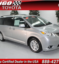 toyota sienna 2011 silver van xle 7 passenger auto access se gasoline 6 cylinders front wheel drive automatic 91731