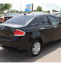 ford focus 2010 black sedan sel gasoline 4 cylinders front wheel drive automatic 78539