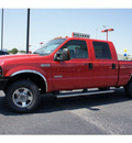 ford f 250 super duty 2006 red lariat diesel 8 cylinders 4 wheel drive automatic 76543