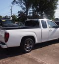 chevrolet colorado 2009 white pickup truck lt gasoline 8 cylinders 2 wheel drive automatic 77531