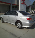 toyota corolla 2008 silver sedan s gasoline 4 cylinders front wheel drive automatic 75503