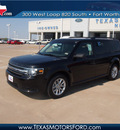 ford flex 2013 black se gasoline 6 cylinders front wheel drive automatic 76108