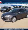 ford focus 2012 gray sedan sel flex fuel 4 cylinders front wheel drive automatic 76108