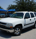 chevrolet tahoe 2002 white suv ls flex fuel 8 cylinders rear wheel drive automatic 76210