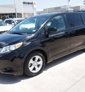 toyota sienna 2011 black van le gasoline 6 cylinders front wheel drive 6 speed automatic 77090
