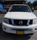 nissan pathfinder 2009 white suv s gasoline 6 cylinders 4 wheel drive automatic 78744