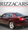 ford taurus 2010 dk  red sedan sho awd 6 cylinders automatic with overdrive 60546