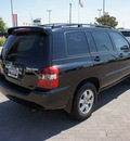 toyota highlander 2007 black suv 6 cylinders automatic with overdrive 76087