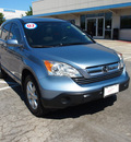 honda cr v 2007 lt  blue suv ex l gasoline 4 cylinders all whee drive automatic 75034