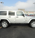 jeep wrangler unlimited 2012 silver suv sahara gasoline 6 cylinders 4 wheel drive automatic 60915