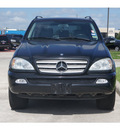 mercedes benz m class 2005 black suv ml350 gasoline 6 cylinders all whee drive shiftable automatic 77090