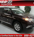 toyota highlander 2012 dk  red suv se gasoline 6 cylinders front wheel drive not specified 91731