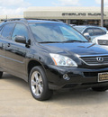 lexus rx 400h 2007 black suv hybrid 6 cylinders all whee drive automatic with overdrive 77074