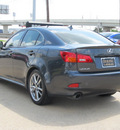 lexus is 250 2008 dk  gray sedan gasoline 6 cylinders rear wheel drive shiftable automatic 77074