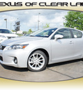 lexus ct200h 2012 gray hatchback hybrid 4 cylinders front wheel drive automatic 77546